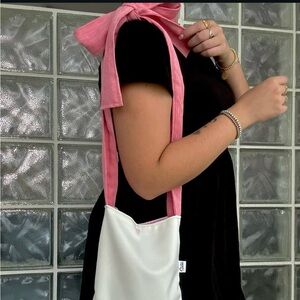 Women’s White & Pink Shoulder Bag - Contemporary Crossbody